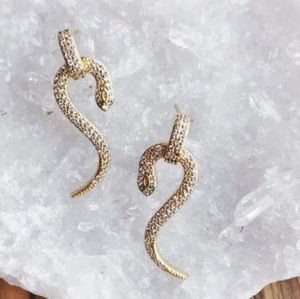 ✨NWT✨ Gold Snake Earrings